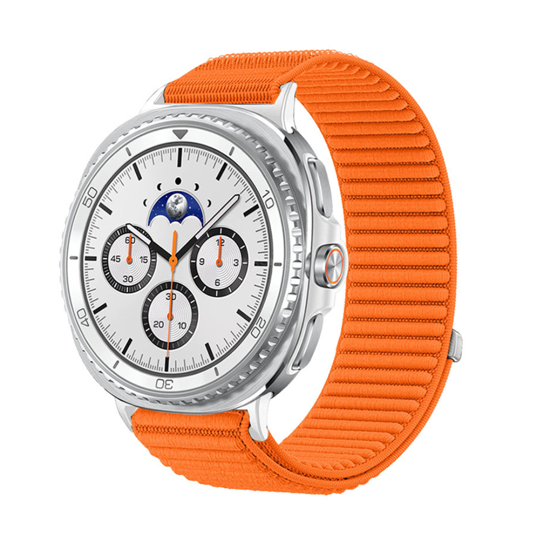 Samsung Watch Band - Galaxy Watch 8 (Nylon Velour) - Orange - Watch Band