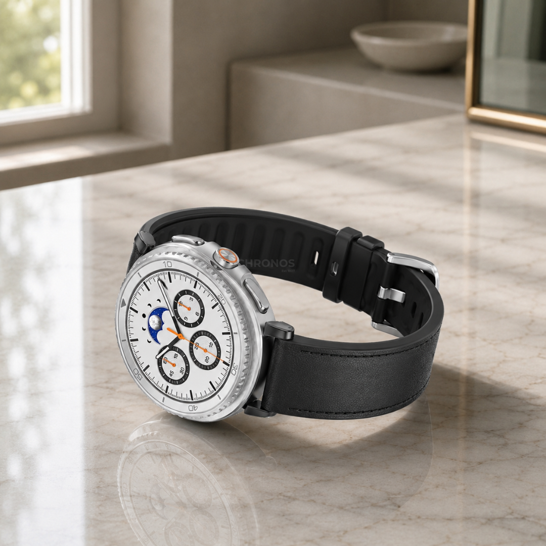 Samsung Watch Band - Galaxy Watch 8 (Sporty Leather) - Watch Band