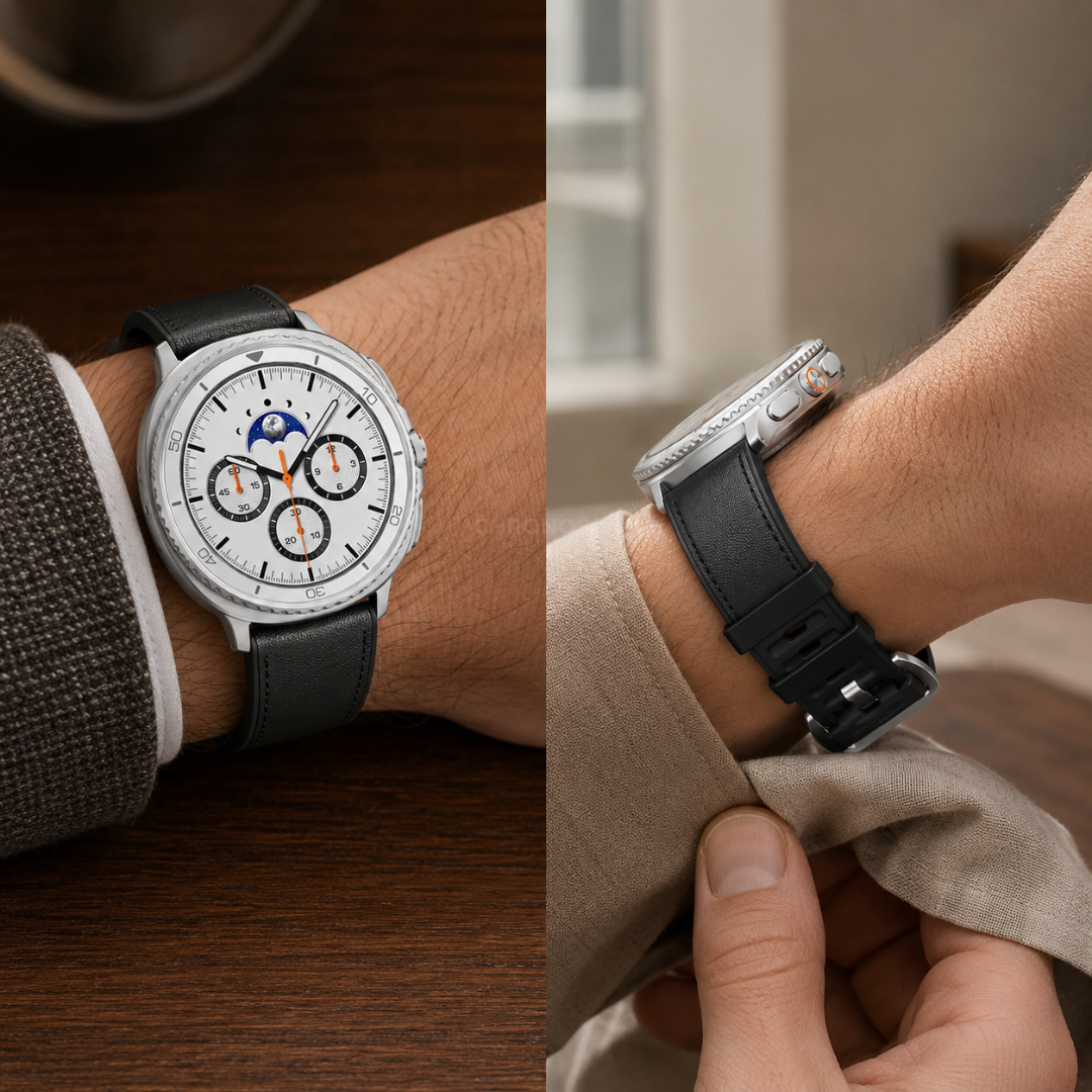 Samsung Watch Band - Galaxy Watch 8 (Sporty Leather) - Watch Band