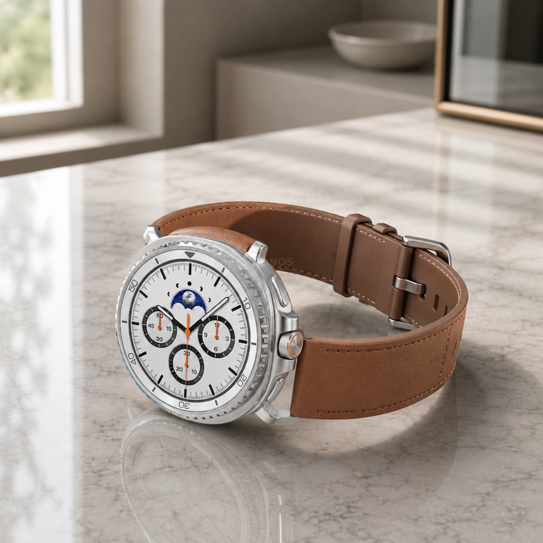 Samsung Watch Band - Galaxy Watch 8 (Sporty Leather) - Watch Band