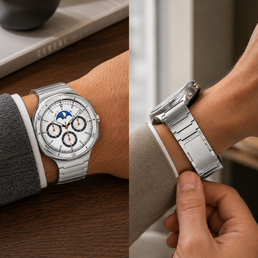Samsung Watch Band - Galaxy Watch 8 (Stainless silver) - Watch Band