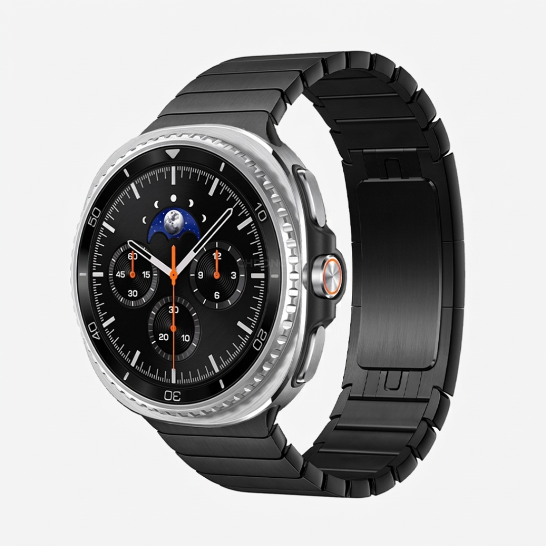 Samsung Watch Band - Galaxy Watch 8 (Stainless steel) - Black - Watch Band