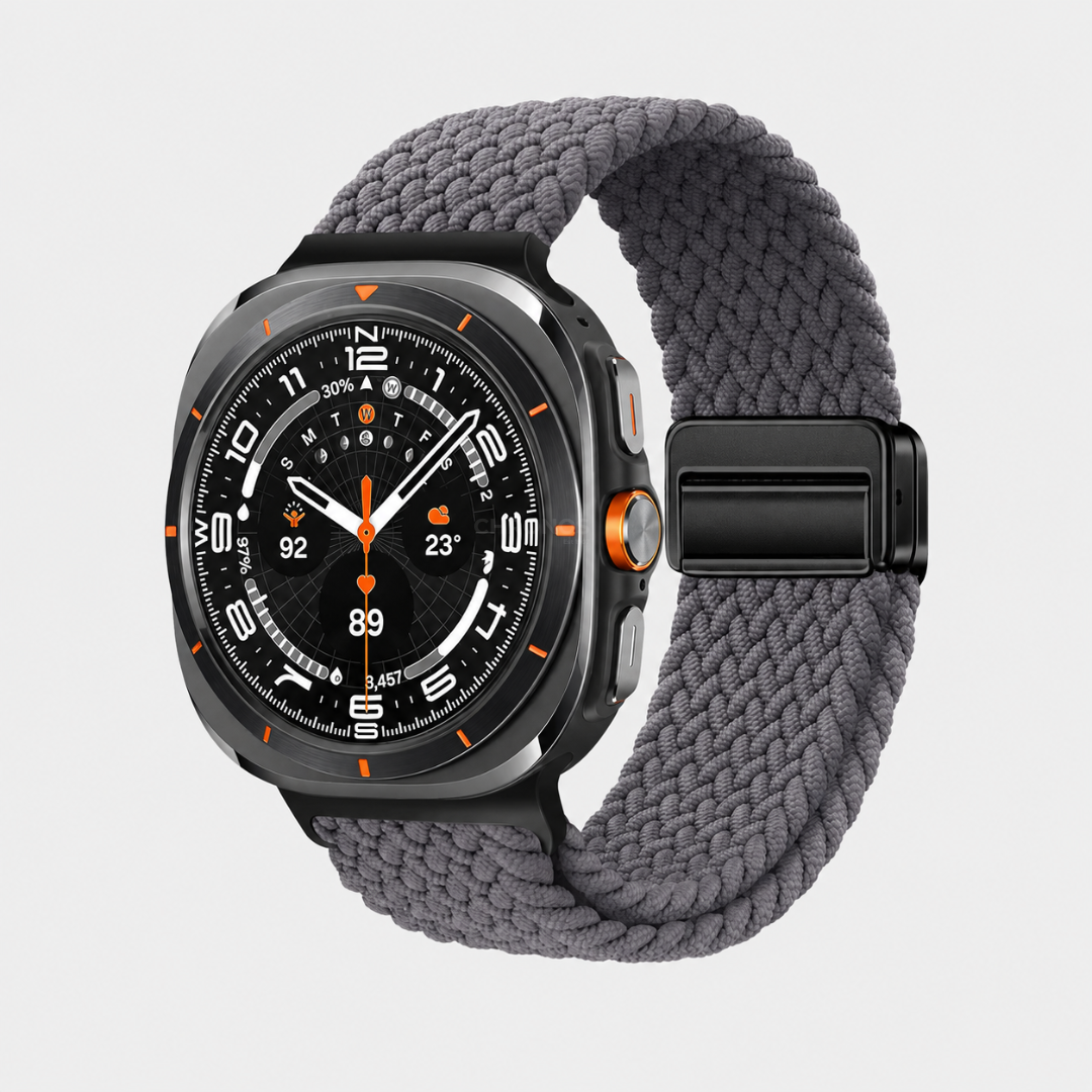 Samsung Watch Band - Ultra (Braided Nylon) - Charcoal - Watch Band