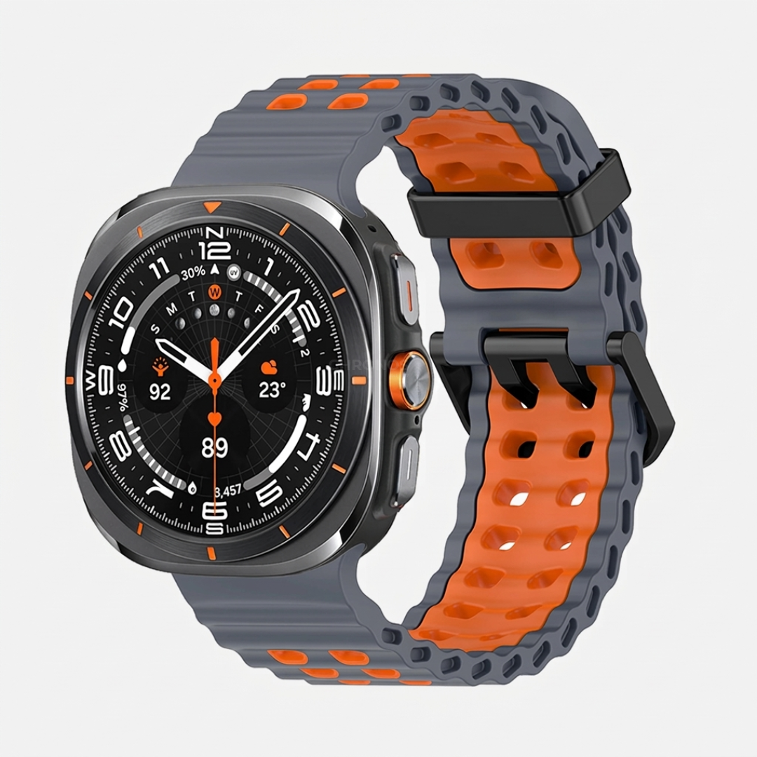 Samsung Watch Band - Ultra (Sport Marin) - Gray / Black - Watch Band