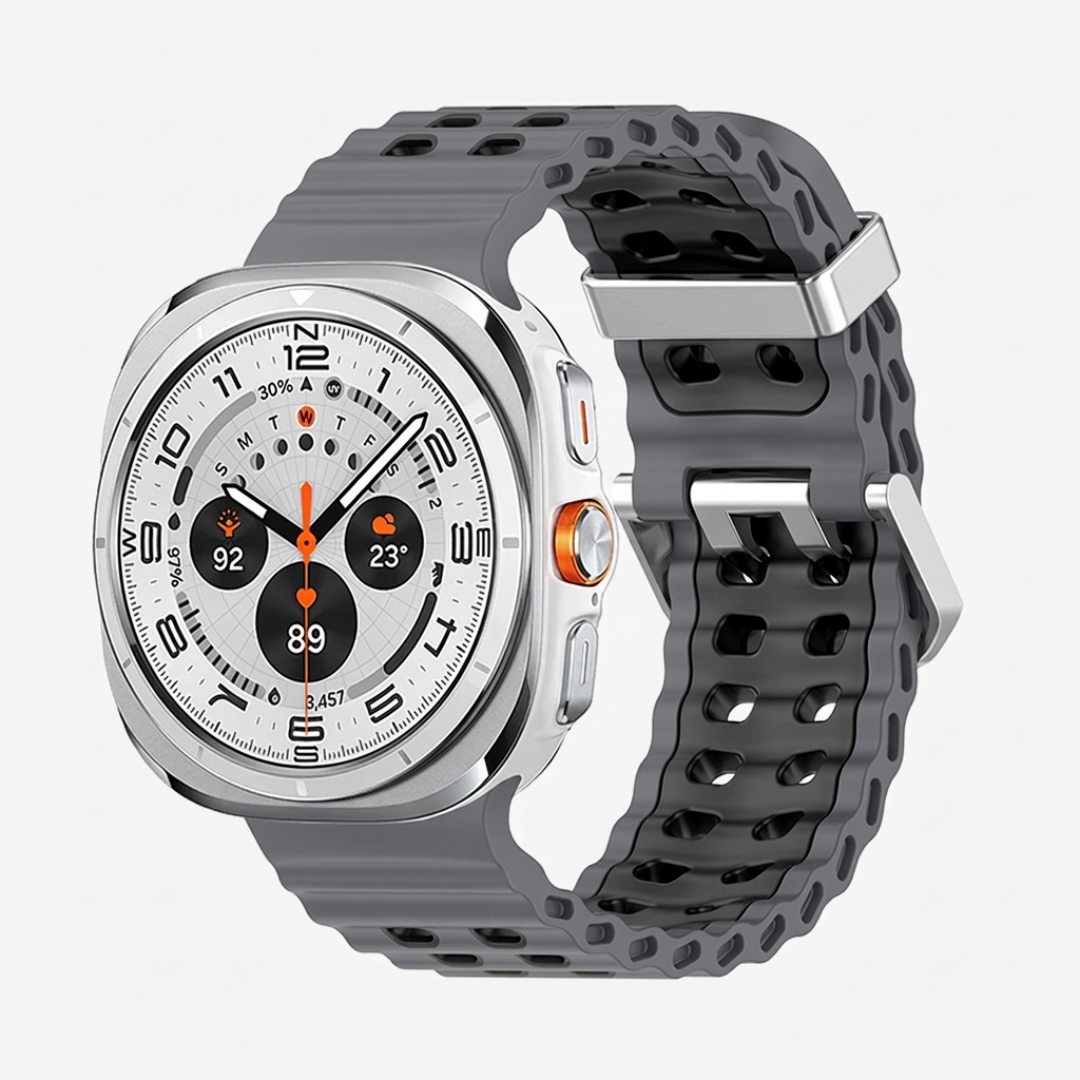 Samsung Watch Band - Ultra (Sport Marin) - Gray / Silver - Watch Band