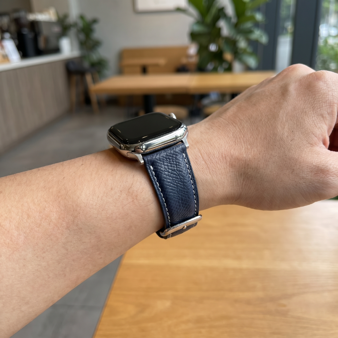 Le Chromatique - Bracelet Samsung Galaxy Watch 8 (Cuir Véritable Grainé) - Watch Band