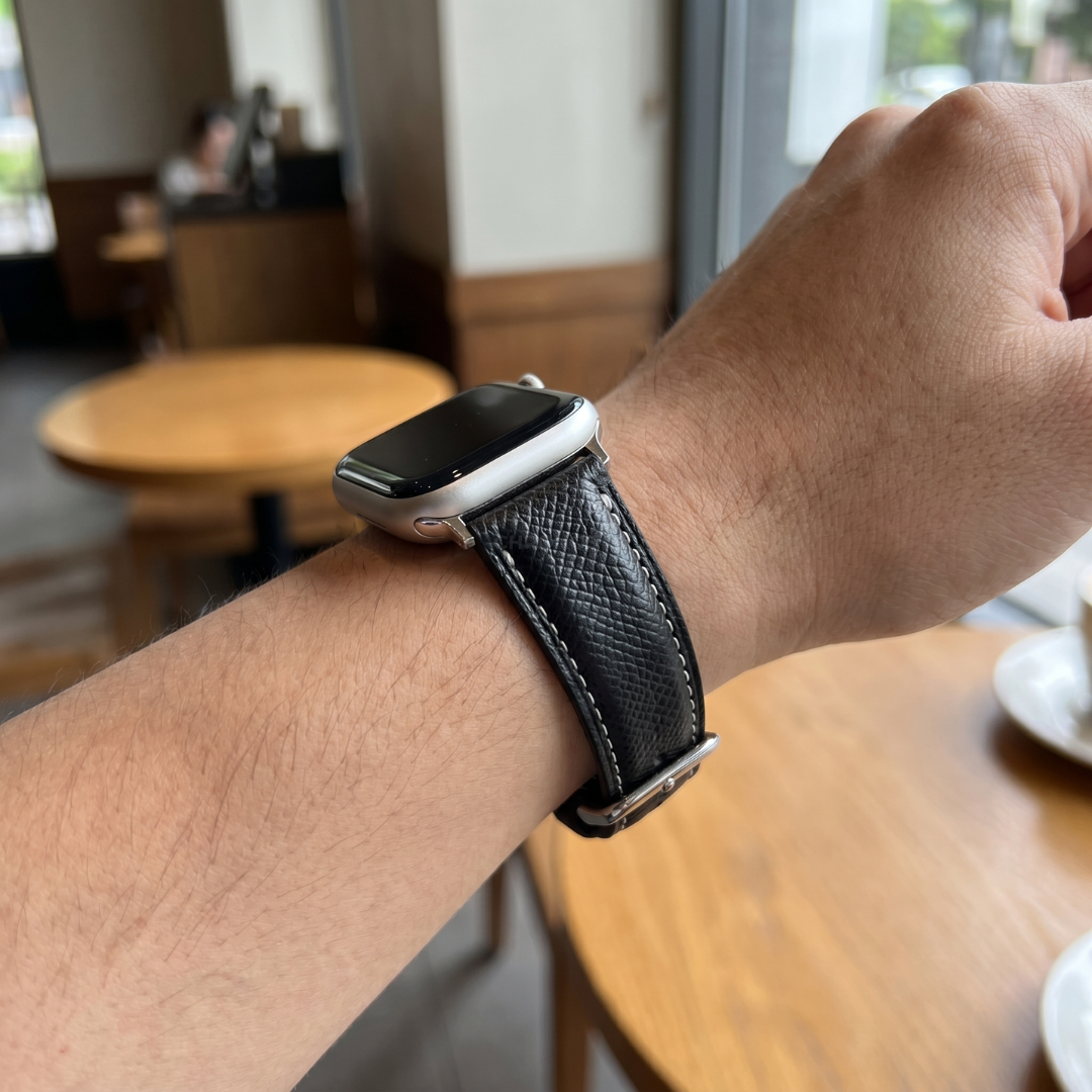 Le Chromatique - Bracelet Samsung Galaxy Watch 8 (Cuir Véritable Grainé) - Watch Band
