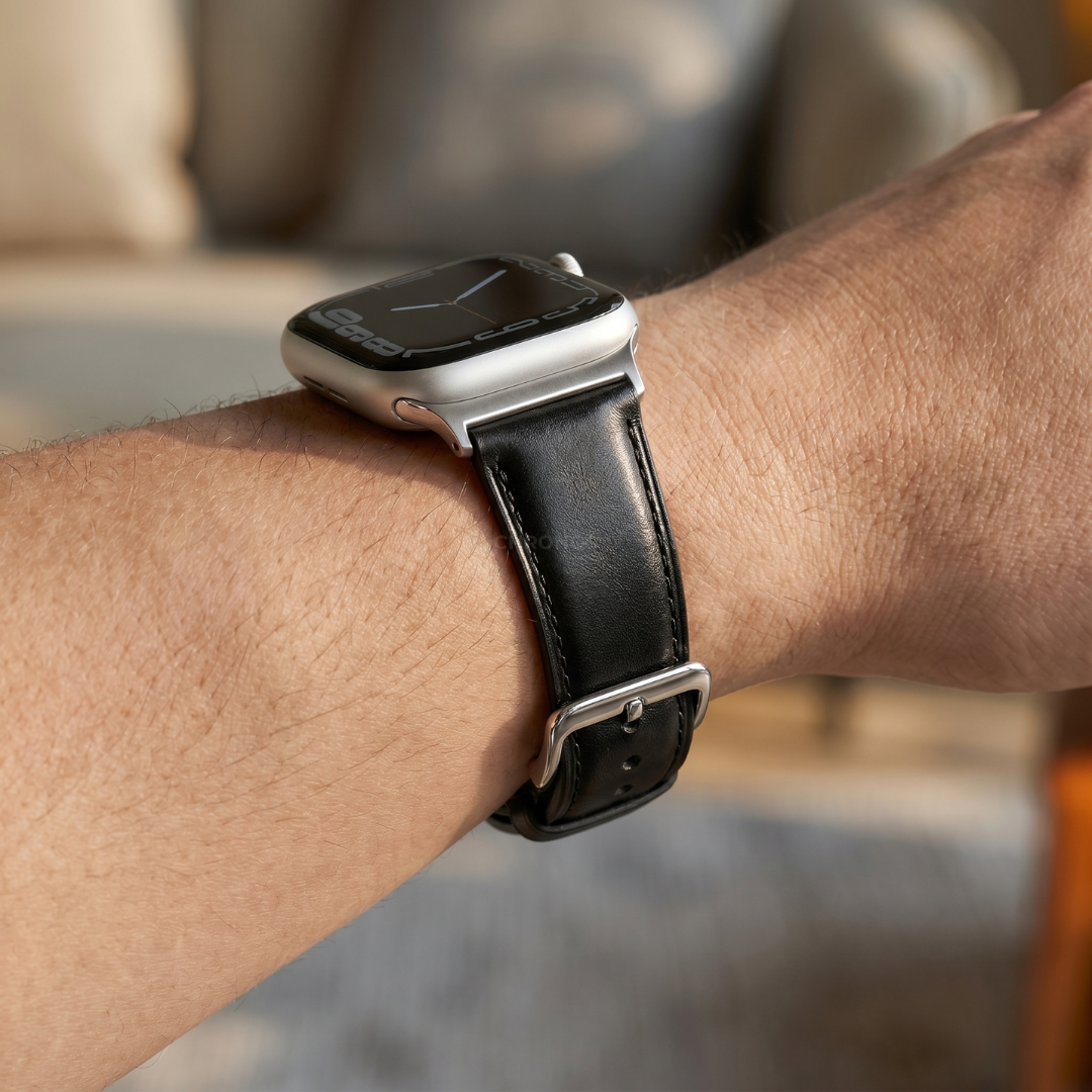 L’Intemporel - Bracelet Samsung Ultra (Cuir Véritable Lisse) - Watch Band