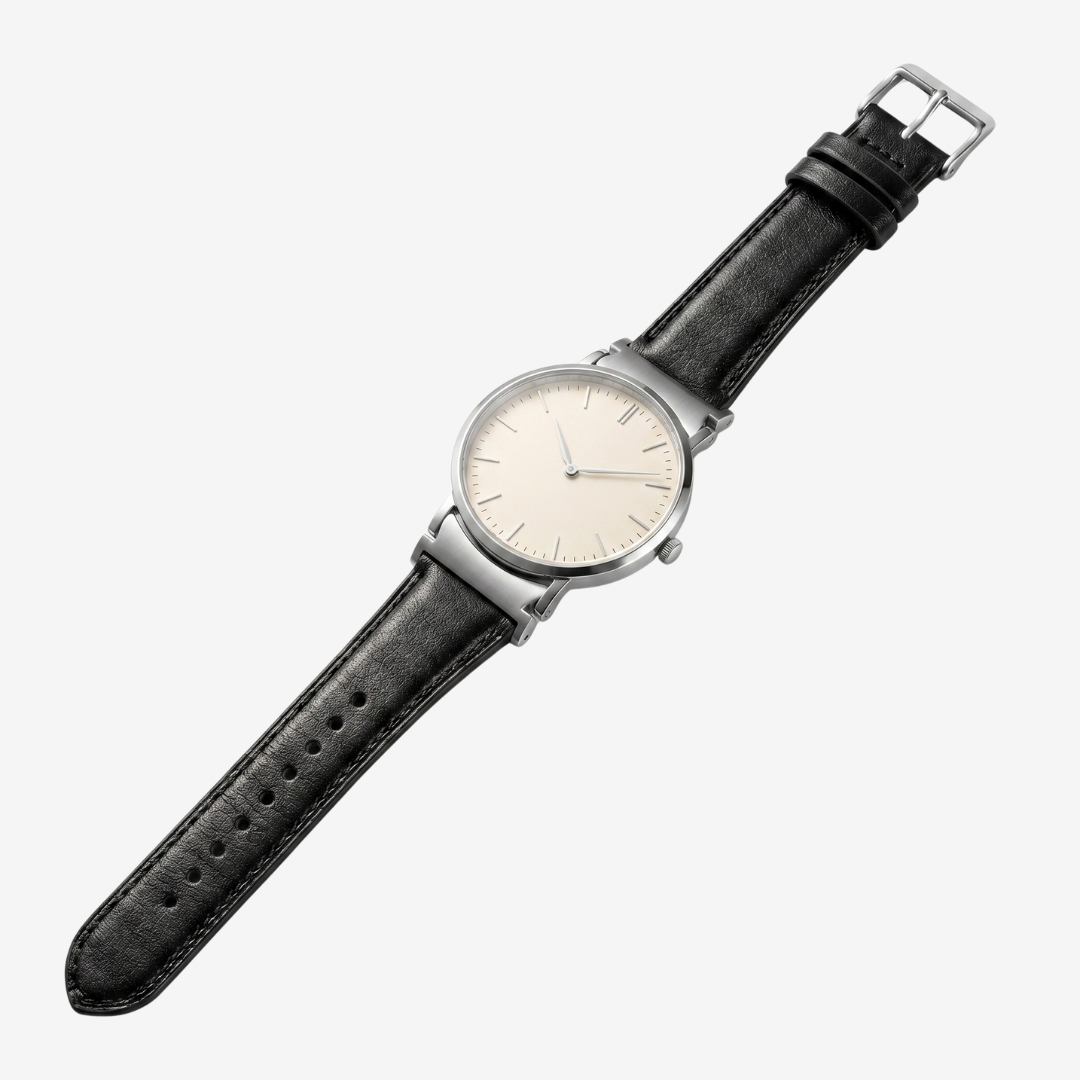 L’Intemporel - Bracelet Samsung 20Mm (Cuir Véritable Lisse) - Watch Band