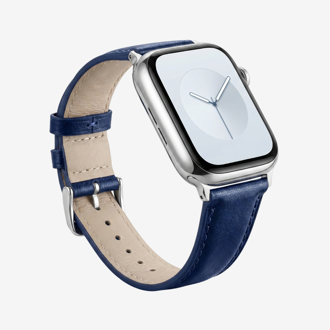 L’Intemporel - Bracelet Samsung Galaxy Watch 8 (Cuir Véritable Lisse) - Watch Band
