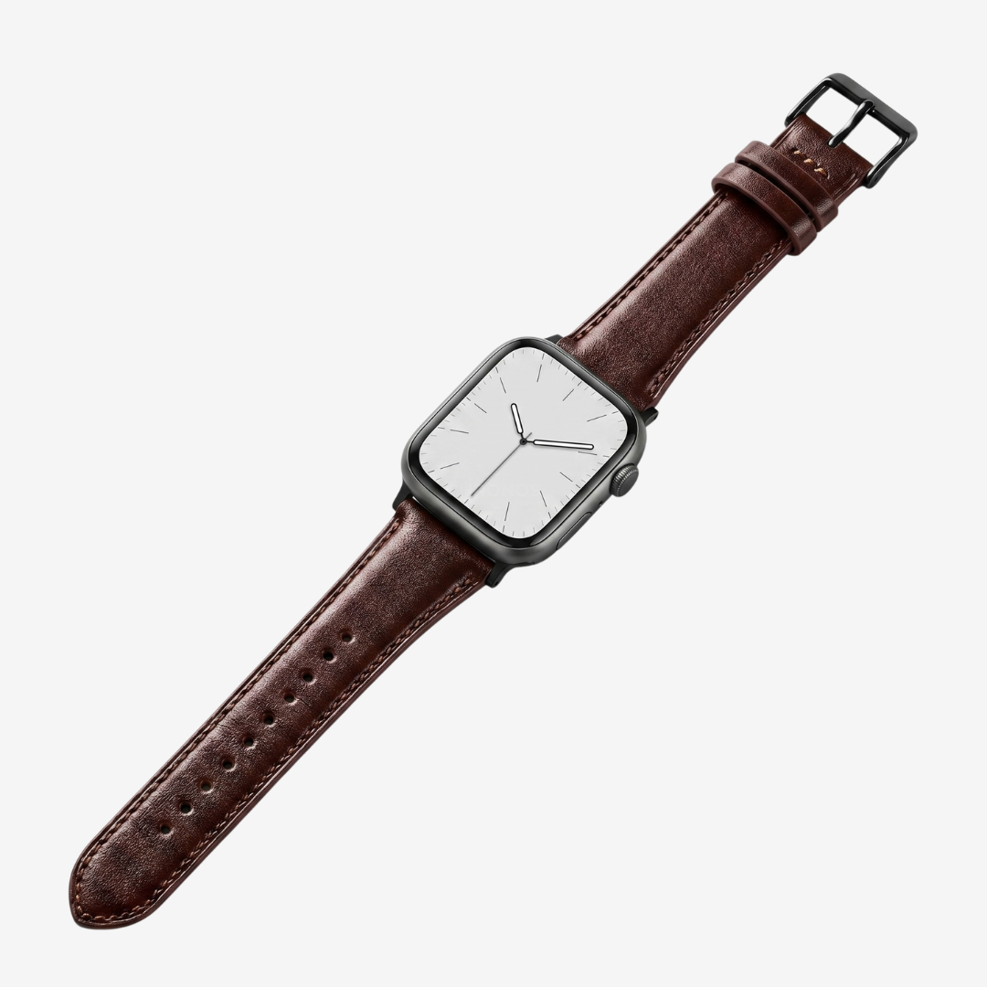 L’Intemporel - Bracelet Samsung Galaxy Watch 8 (Cuir Véritable Lisse) - Watch Band