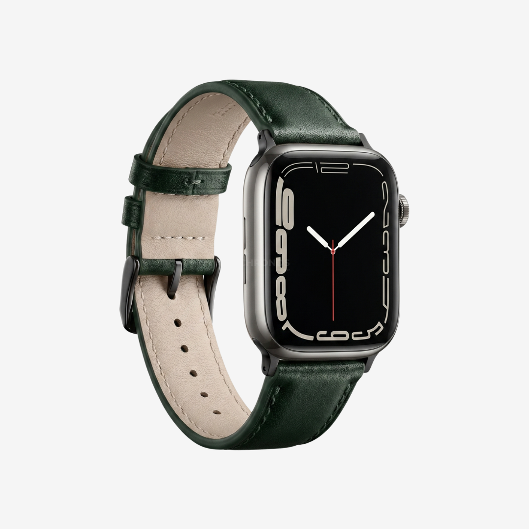 L’Intemporel - Bracelet Samsung Galaxy Watch 8 (Cuir Véritable Lisse) - Watch Band