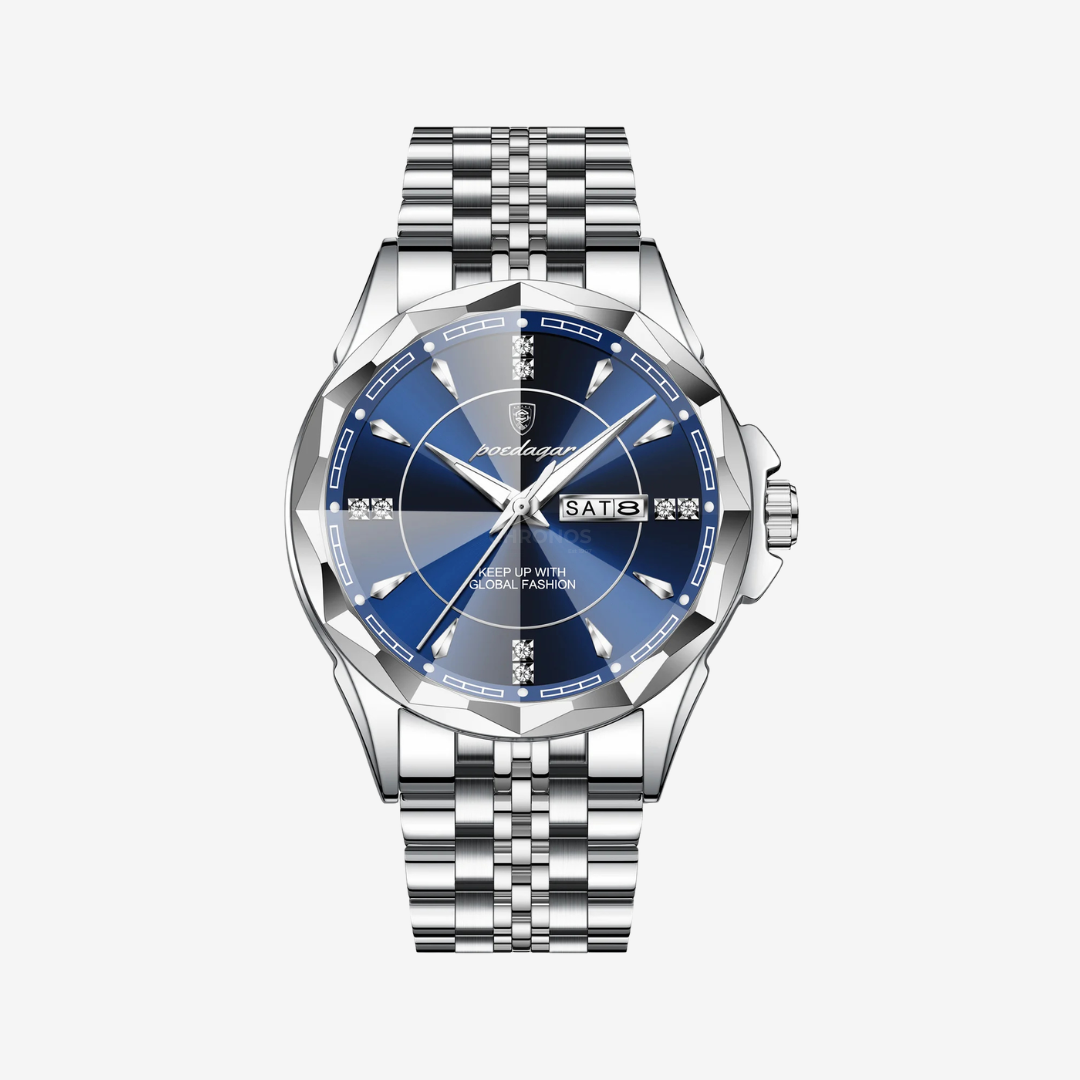 Watch – Aosta – 42mm - Silver Blue - Watch