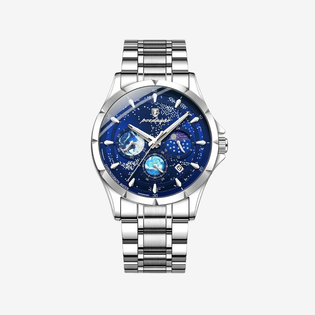 Watch – Como – 42mm - Steel Bracelet And Blue Dial - Watch