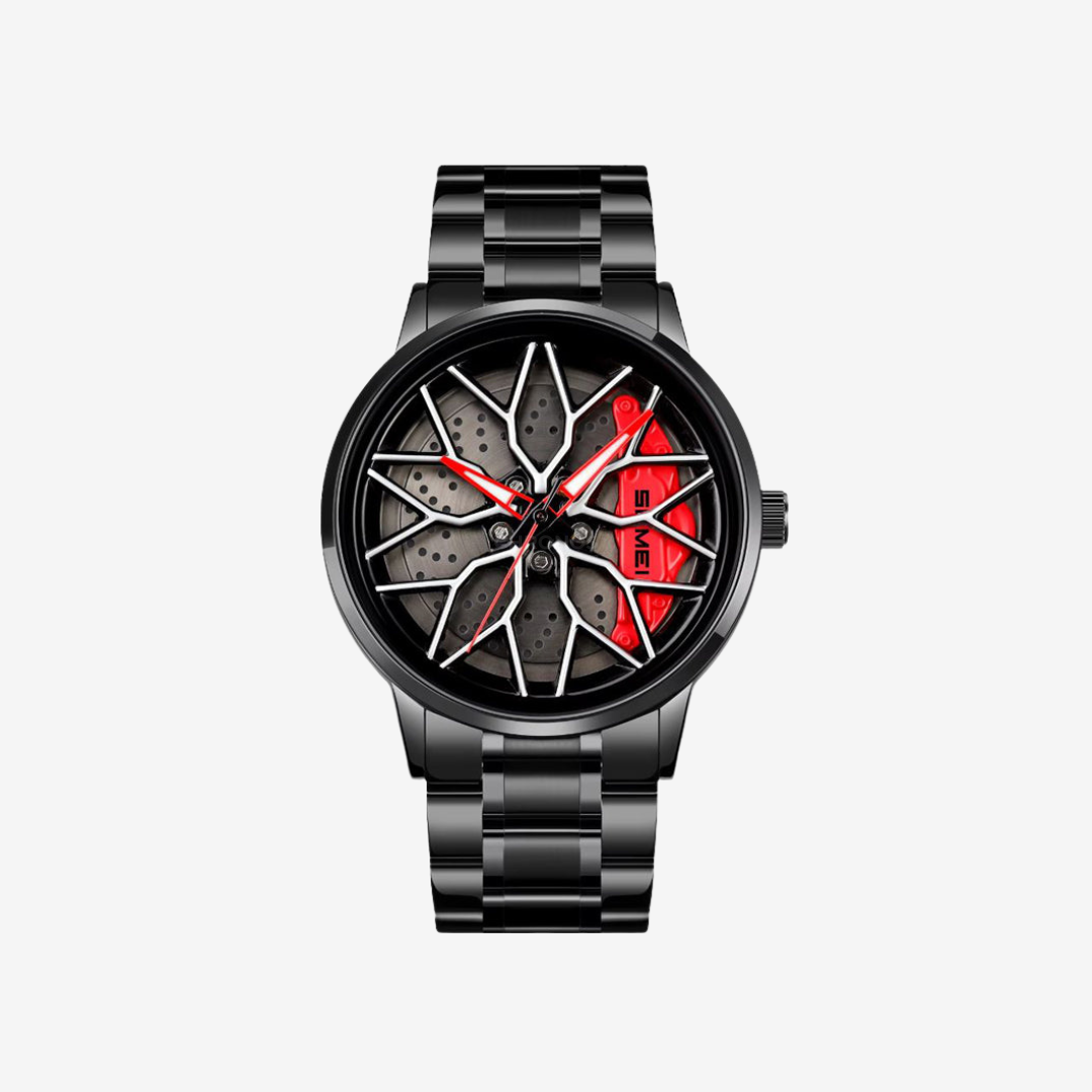 Watch – Cuneo – 43mm - Black Red-4 - Watch