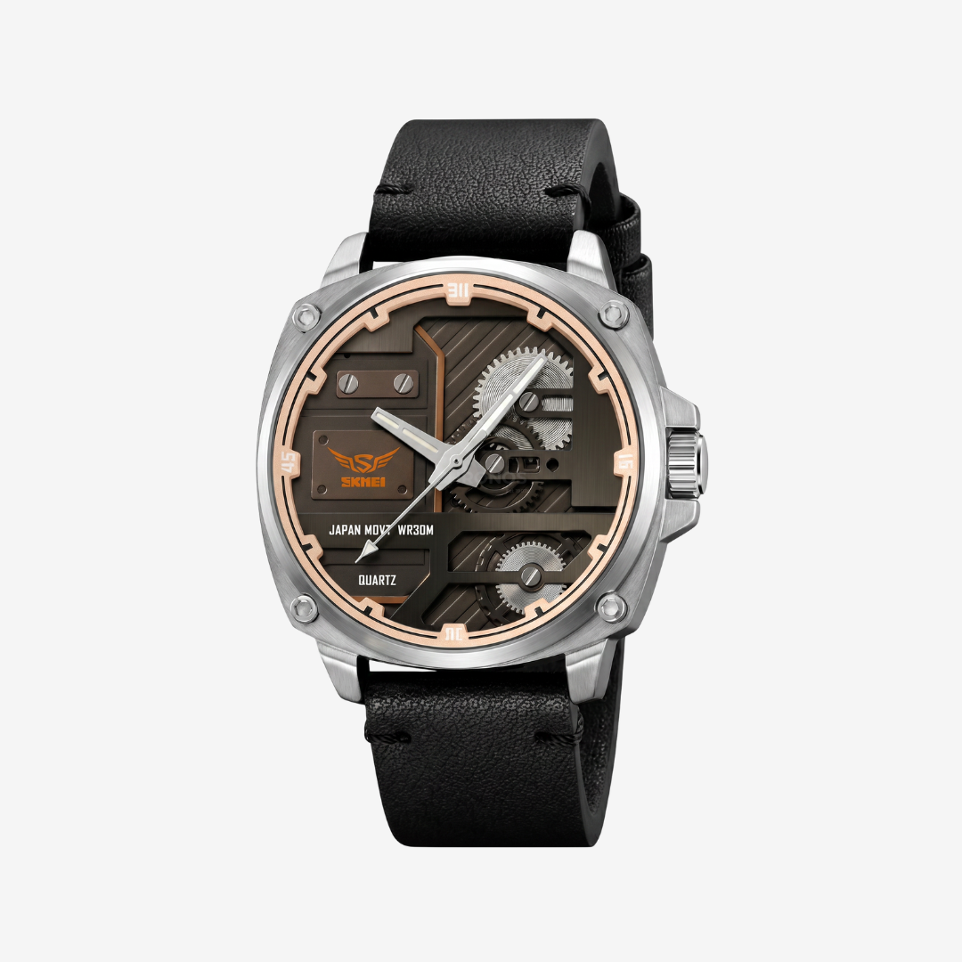 Watch – Fermo – 47mm - Silver-Black - Watch