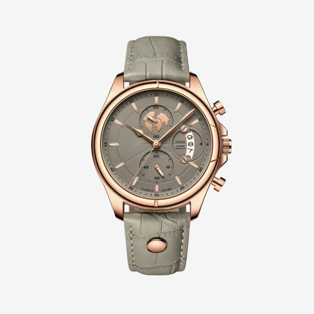 Watch – Marco – 41mm - Gray / Leather - Watch