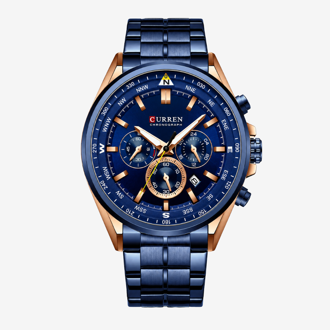 Watch – Messina – 42mm - Blue Rose Gold - Watch