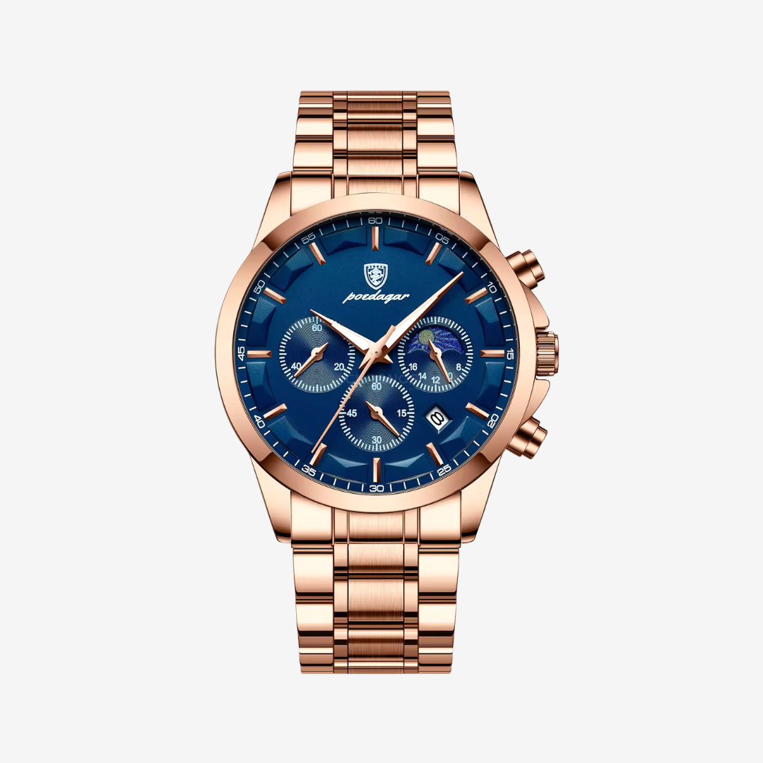 Watch – Praetor – 42mm - Blue Rose Gold - Watch
