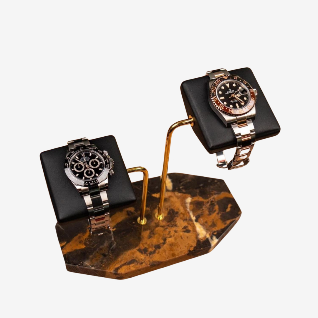 Watch Stand - Brown Marble - Watch Stand