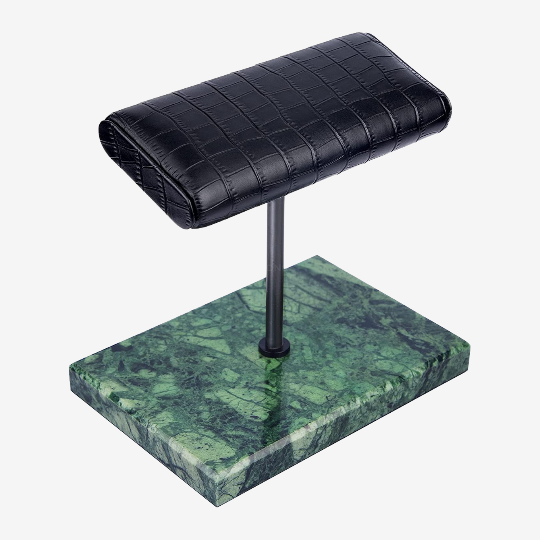 Watch Stand - Double Cushion Marble Green - WATCH STAND