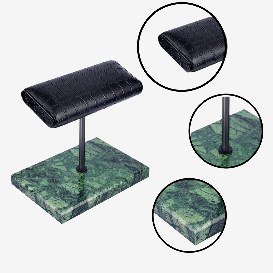 Watch Stand - Double Cushion Marble Green - WATCH STAND