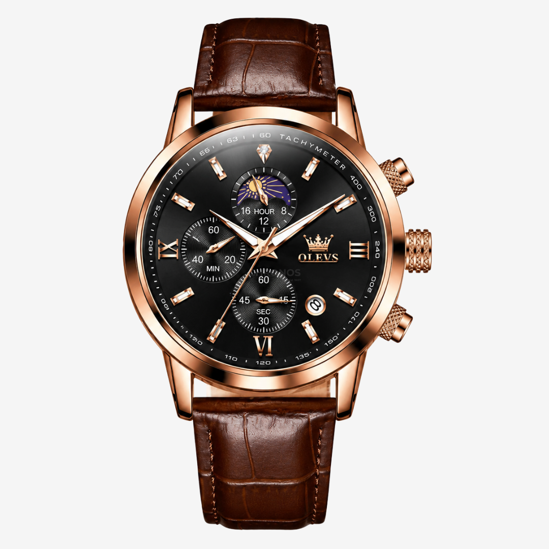 Watch – Udine – 42mm - Black / Rose Gold - Watch