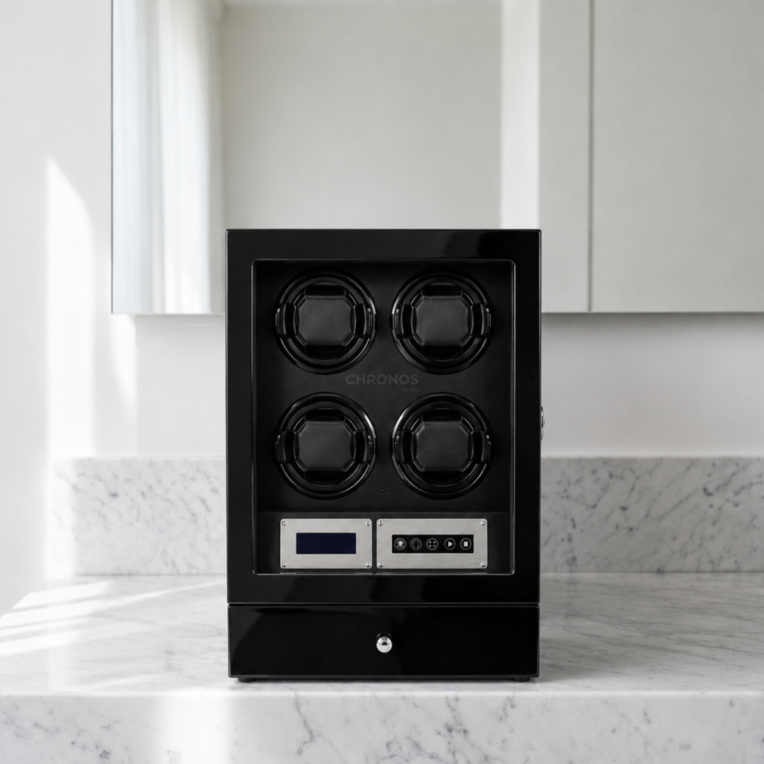 Watch Winder – Black Sync - Watch Winder Safe