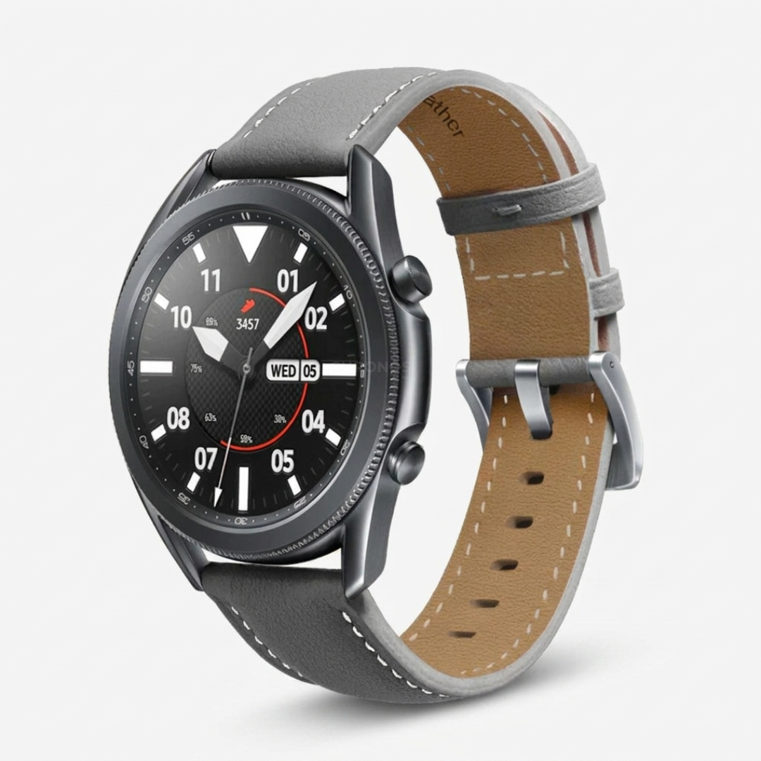 Xiaomi Watch Band - Quick-Release 22Mm (Cuir Véritable) - Gray - Watch Band