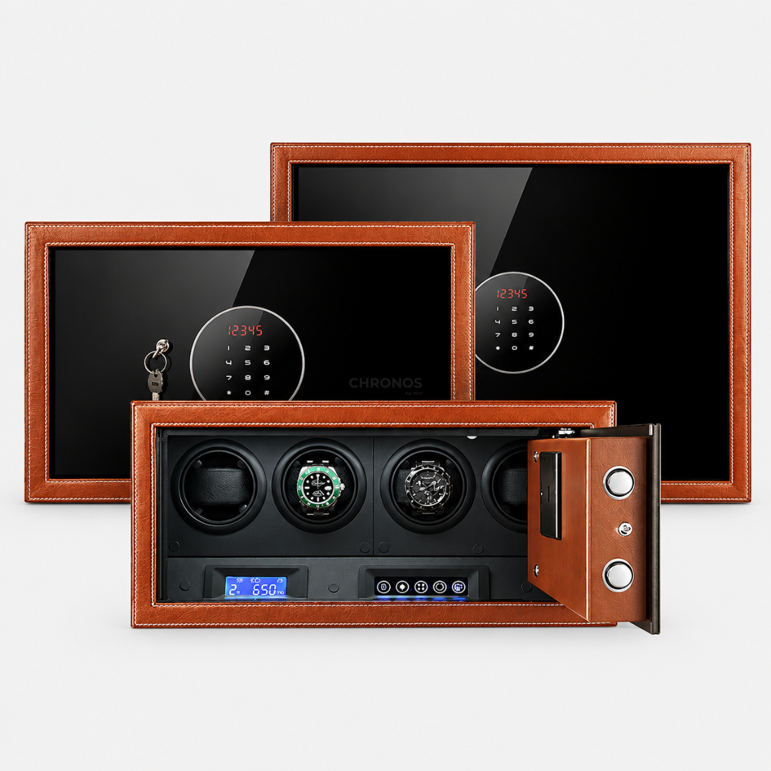 Watch Winder - Orange Time Guardian 4 Slots