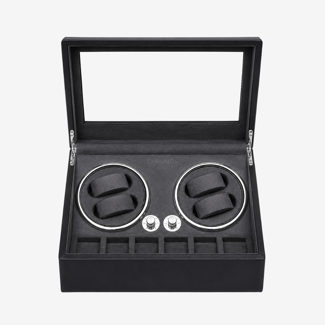 Watch Winder – Prestige Light 4 Rotating Slots + 6 Slots