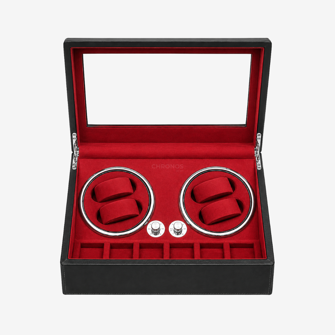 Watch Winder – Prestige Light 4 Rotating Slots + 6 Slots