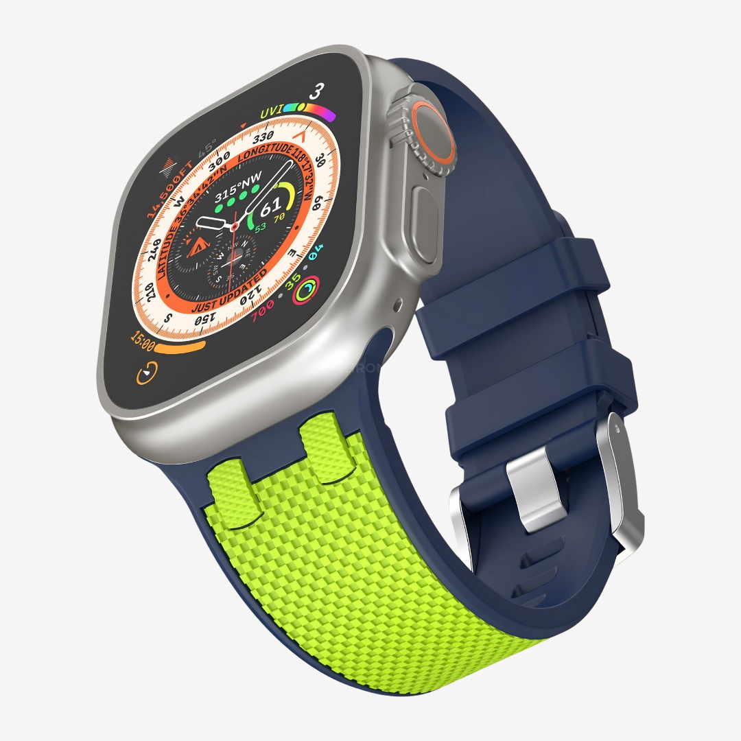 AP Dual Color Matching Silicone Band For Apple Watch - Watch Band