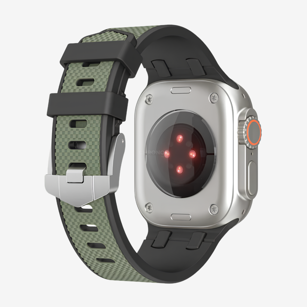 AP Dual Color Matching Silicone Band For Apple Watch - Watch Band