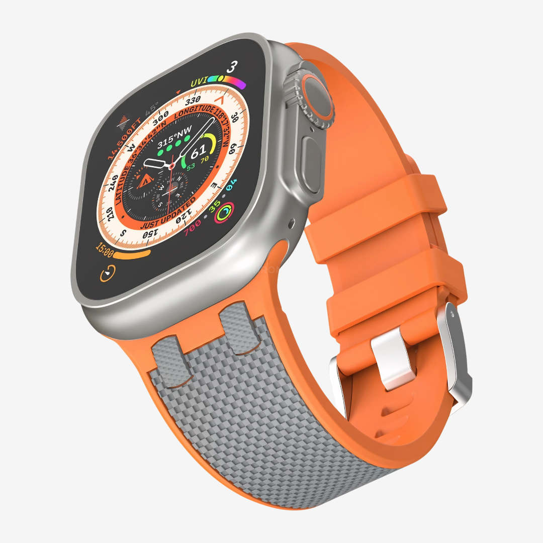 AP Dual Color Matching Silicone Band For Apple Watch - Watch Band