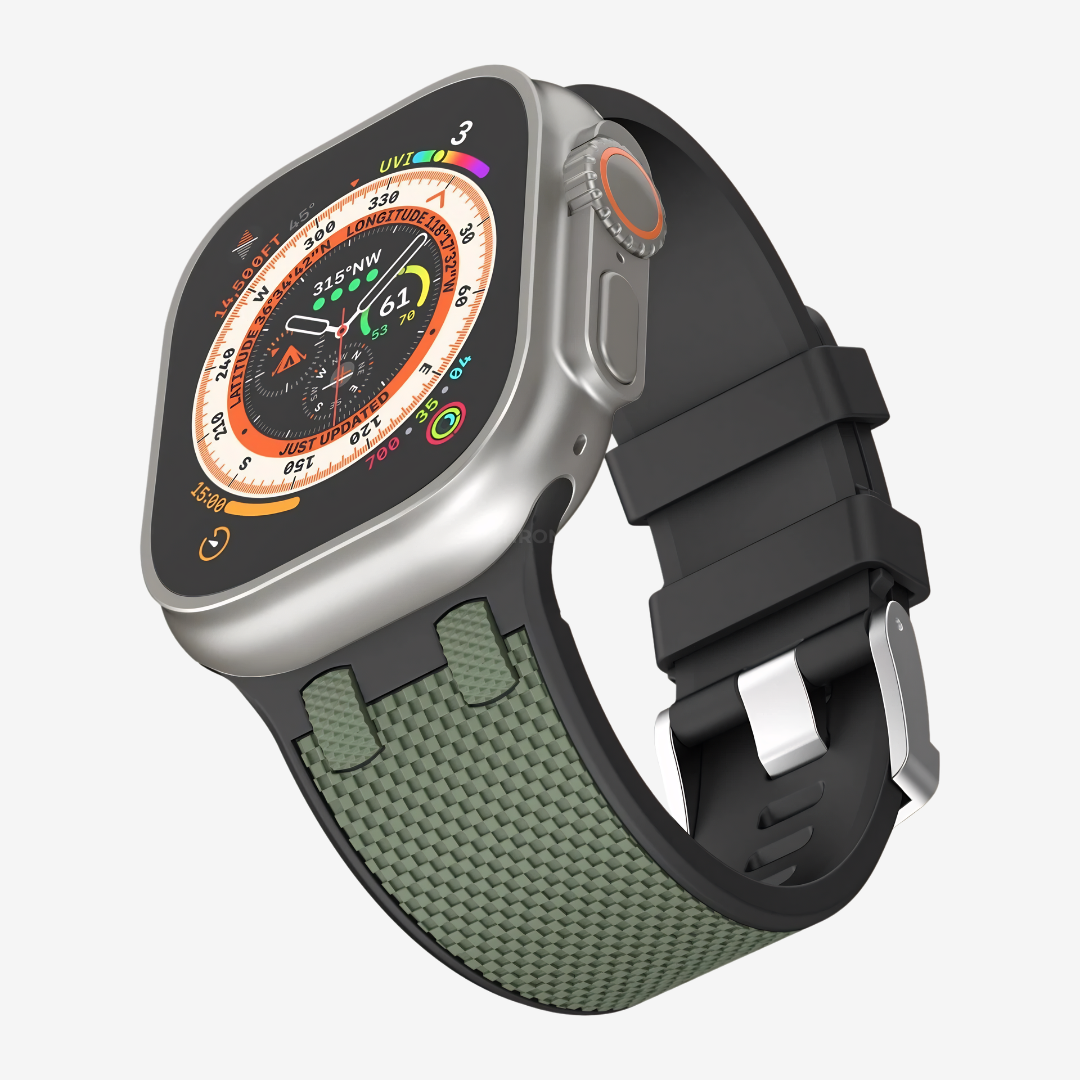 AP Dual Color Matching Silicone Band For Apple Watch - Watch Band