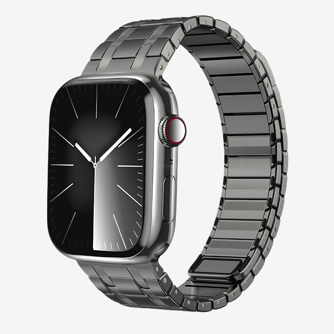 AP Frosted Stainless Steel Magnetic Band For Apple Watch - Gray / 40mm/41mm/42mm - Watch Band
