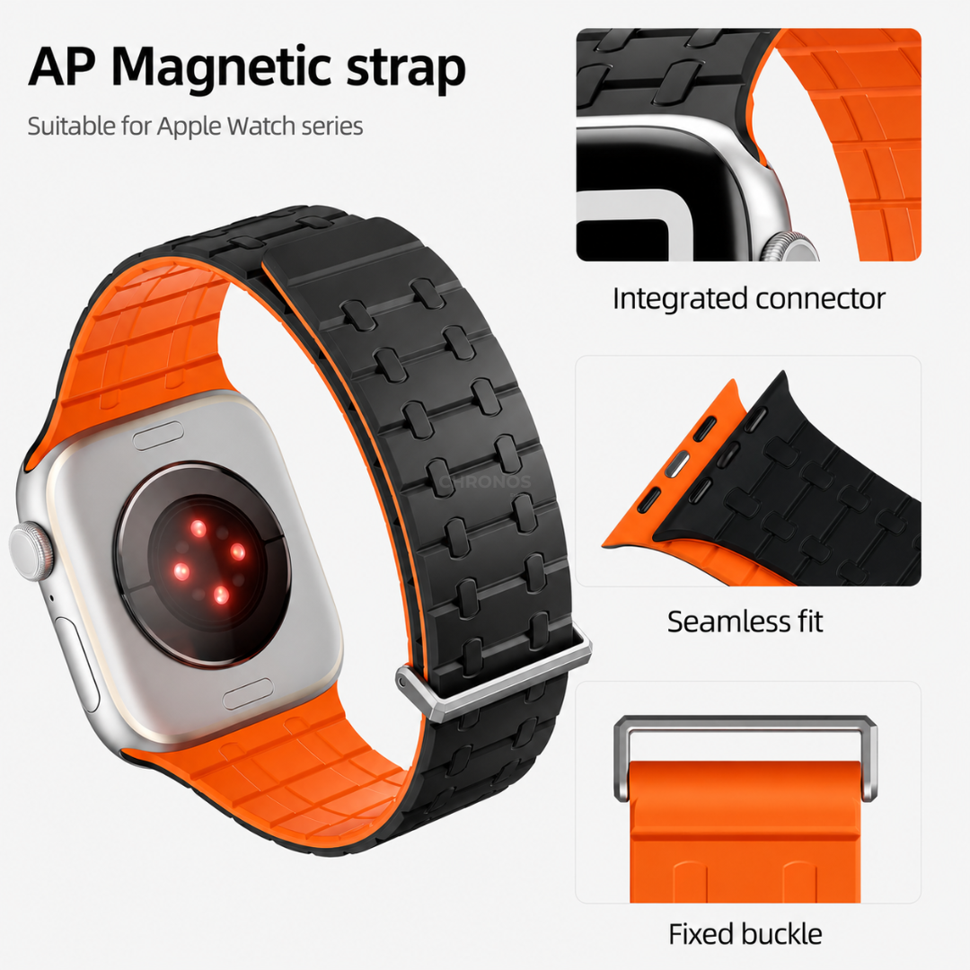 AP Magnetic Silicone Band For Apple Watch - Watch Band