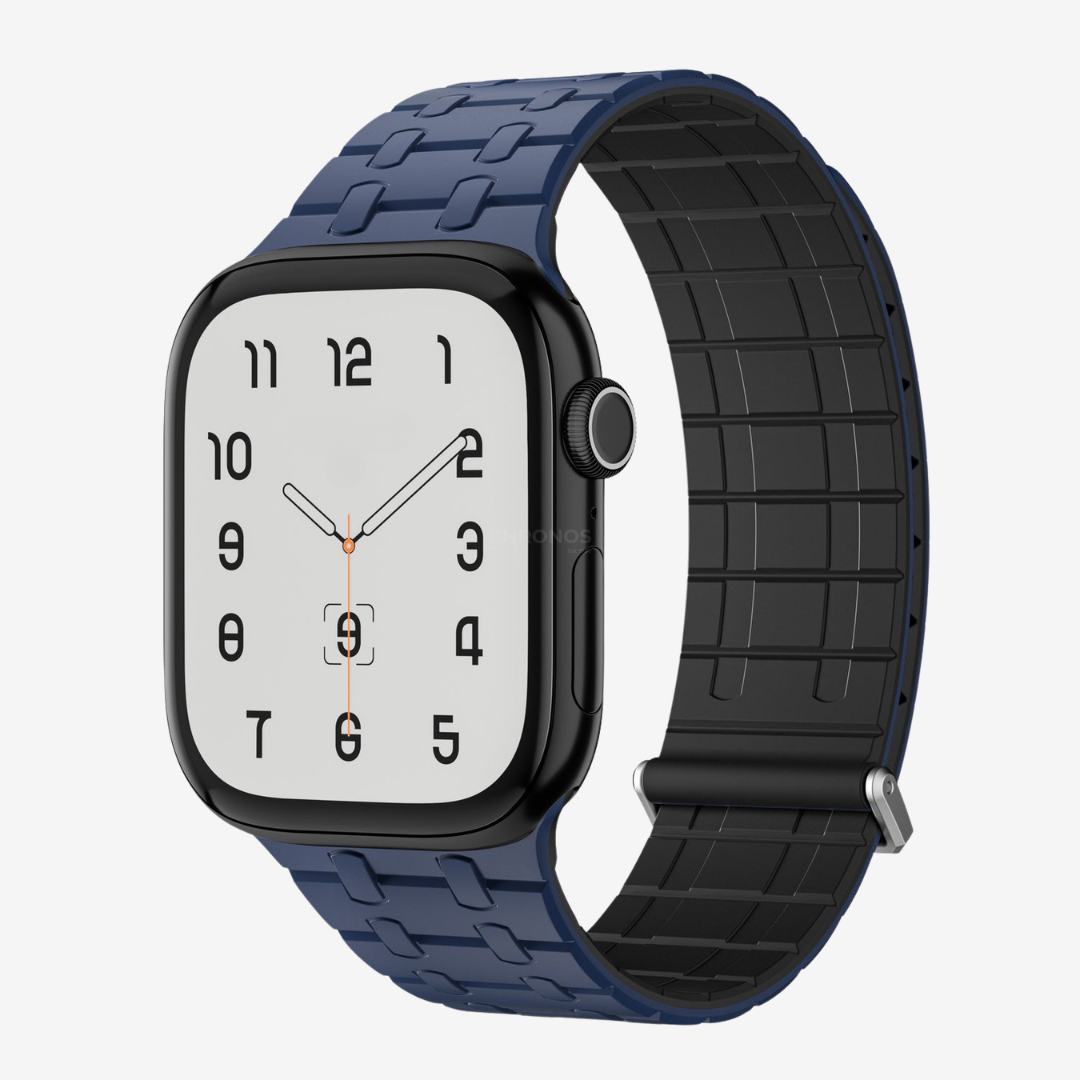 AP Magnetic Silicone Band For Apple Watch - Blue / 46mm/45mm/44mm - Watch Band