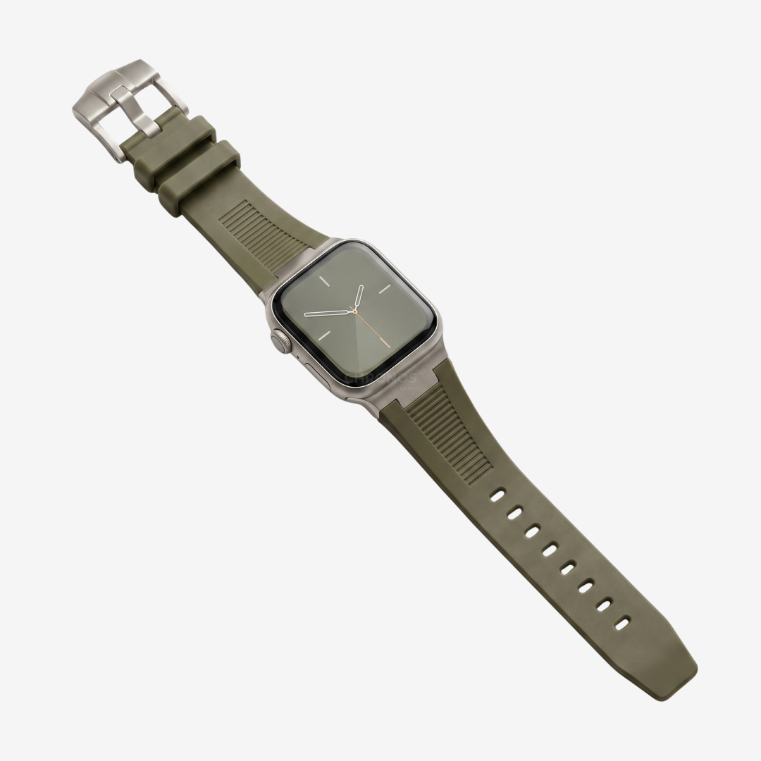 AP New Connector Silicone Band For Apple Watch - Watch Band