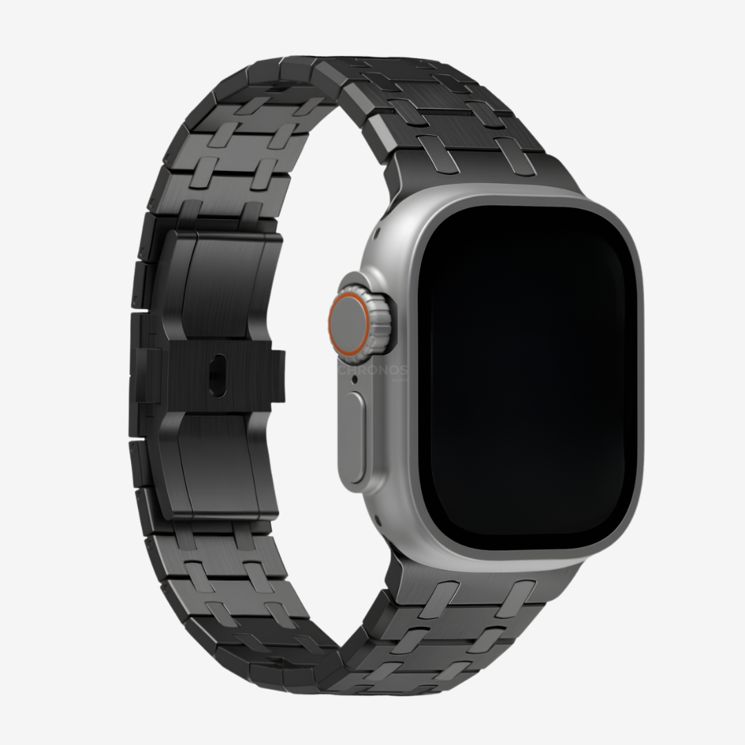 AP Stainless Steel Band For Apple Watch - Black / 46mm/45mm/44mm - Watch Band