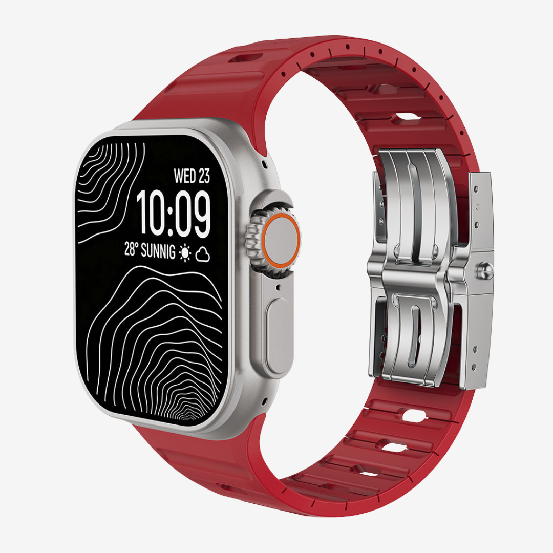 Apex Ultra - Red-Silver / 46mm/45mm/44mm - Watch Band