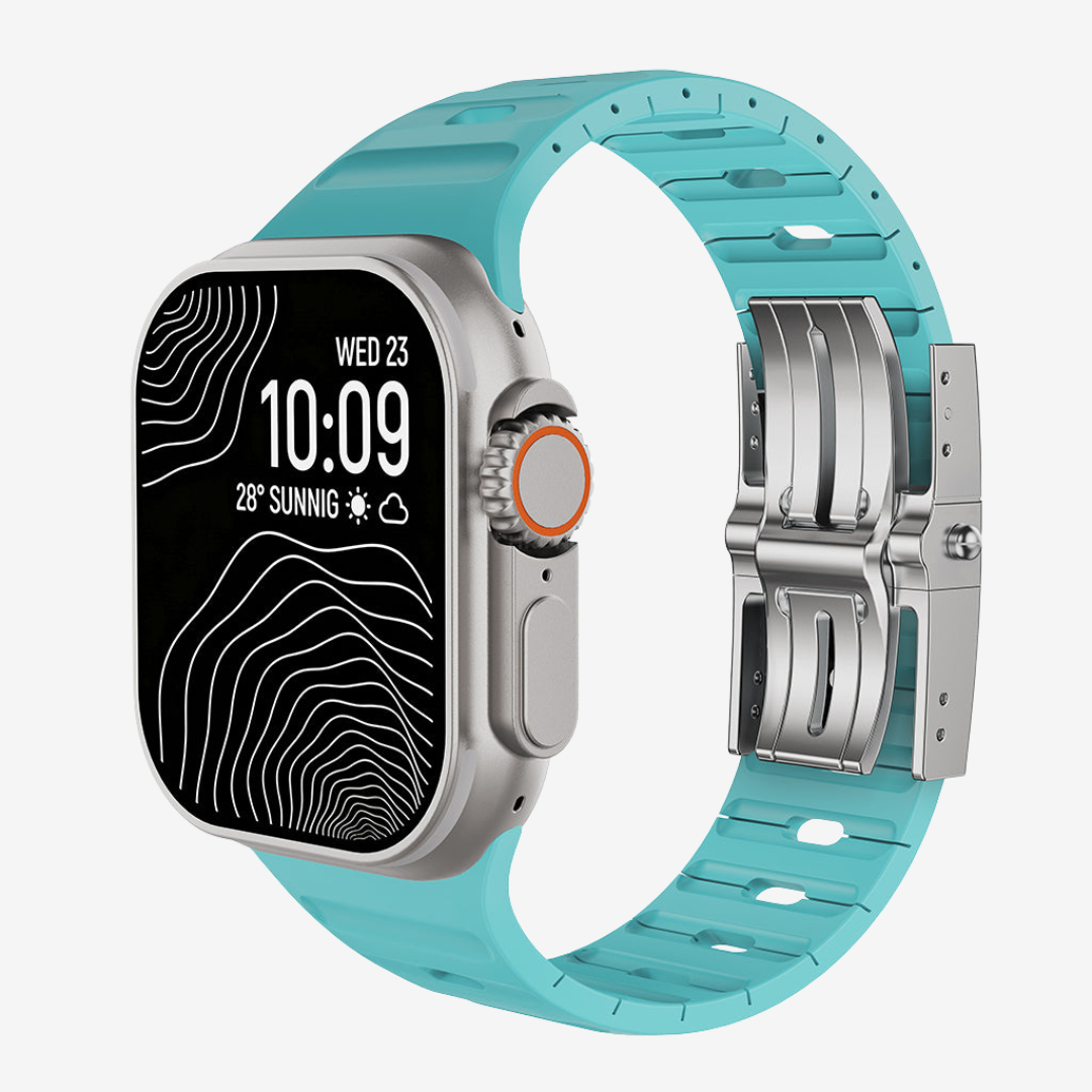 Apex Ultra - Turquoise-Silver / 46mm/45mm/44mm - Watch Band