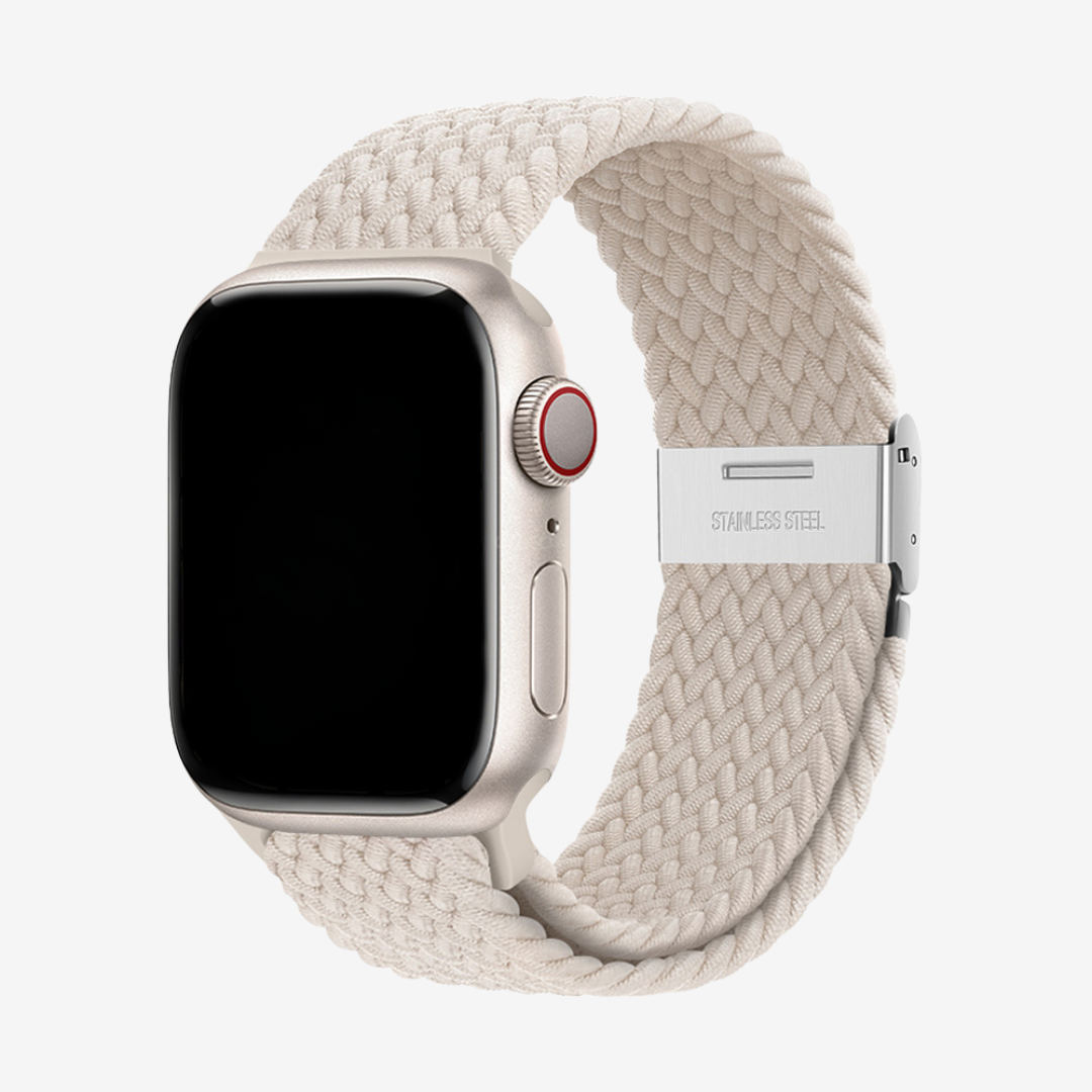 Apple Watch Band - Braided Nylon - Starlight / 38/40/41/42mm - Watch Band