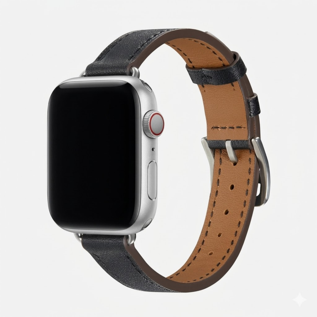 Apple Watch Band - Genuine Leather - Black / 38/40/41/42mm - Watch Band