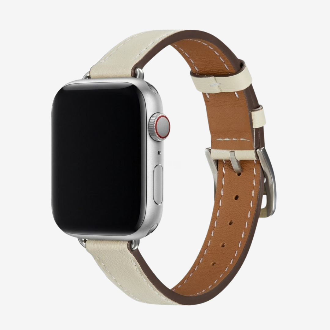 Apple Watch Band - Genuine Leather - Starlight / 38/40/41/42mm - Watch Band