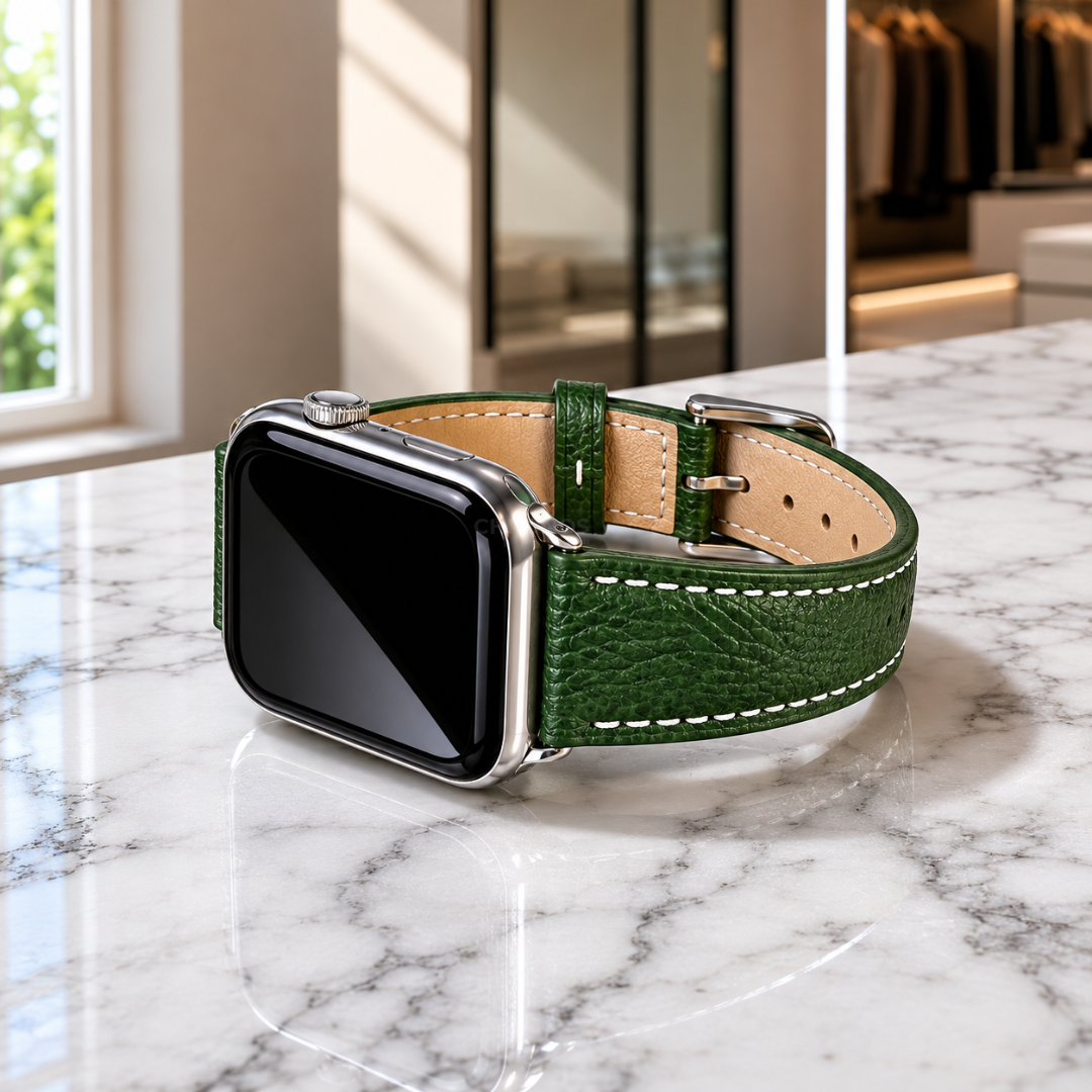 Apple Watch Band - Grained Genuine Leather - Watch Band
