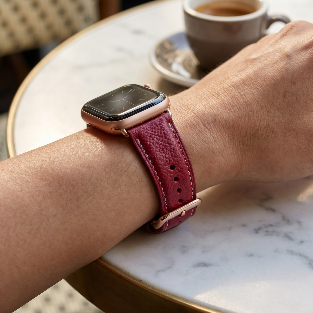 Apple Watch Band - Grained Genuine Leather - Watch Band