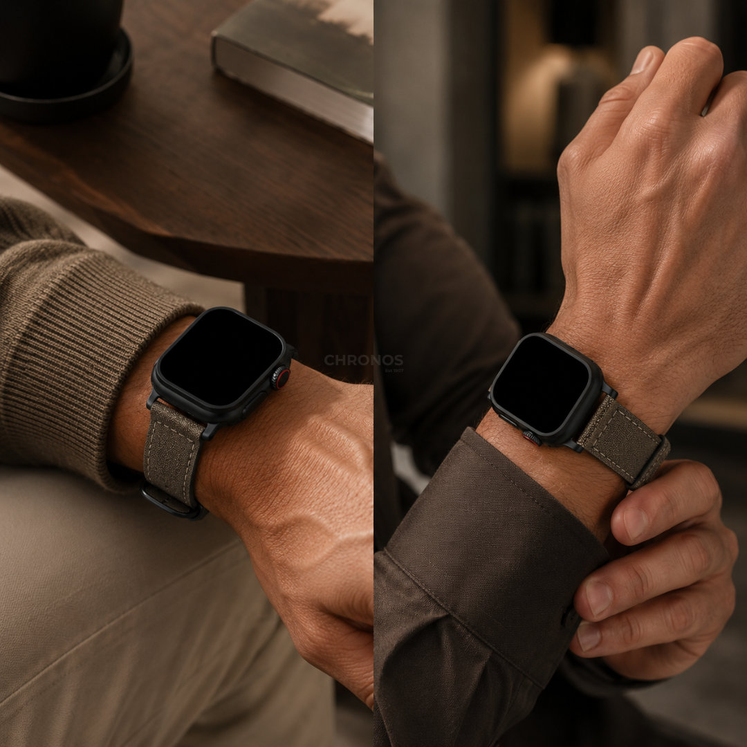 Apple Watch Band - Leather Nylon - Watch Band