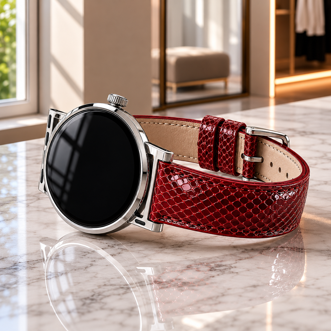 Apple Watch Band - Lizard Print Genuine Leather - Watch Band